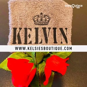 Embroidered hand towel